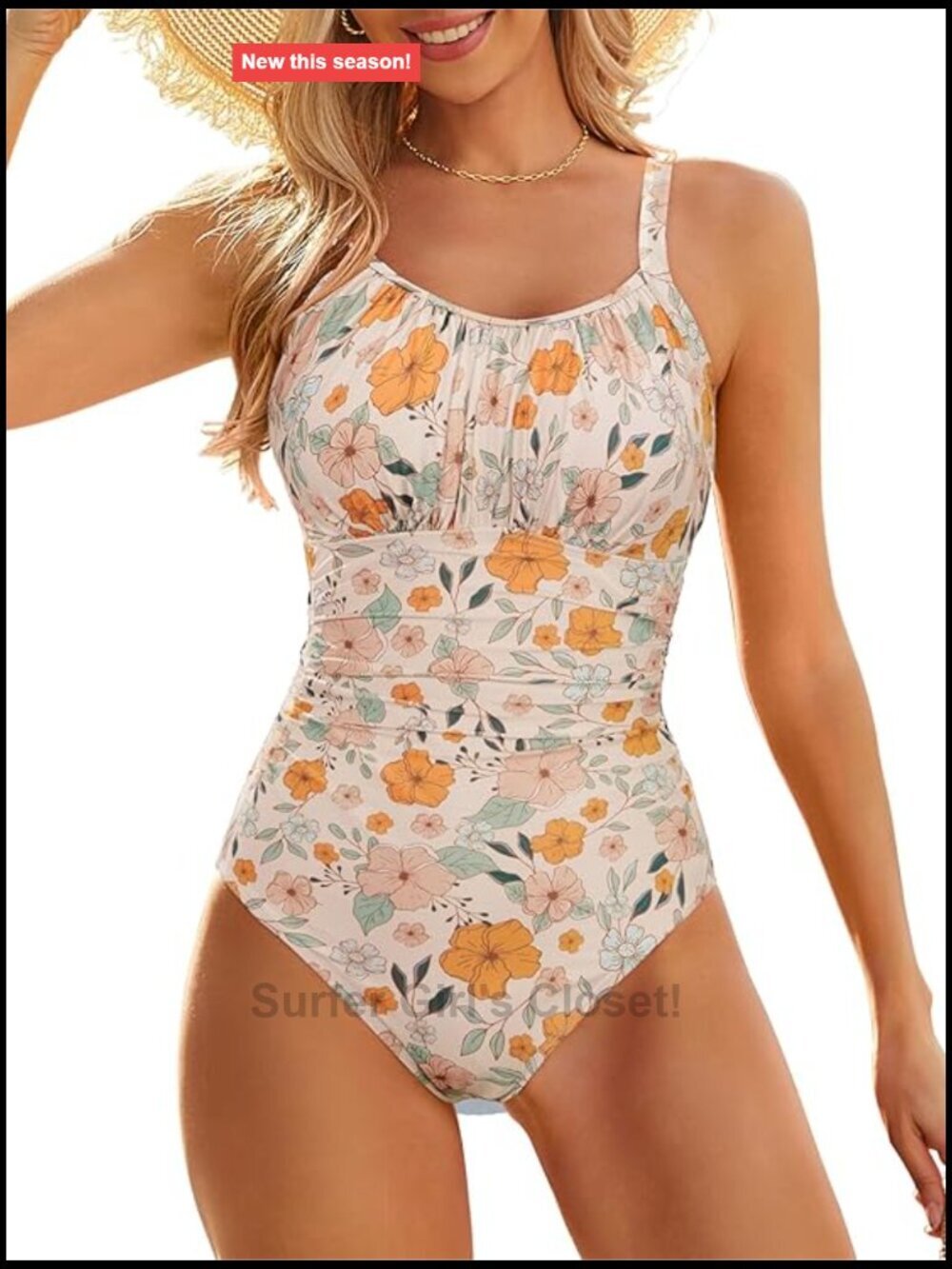 Modest One Piece Swimsuit Women Tummy Control Long Torso Slimming Bathing Suit